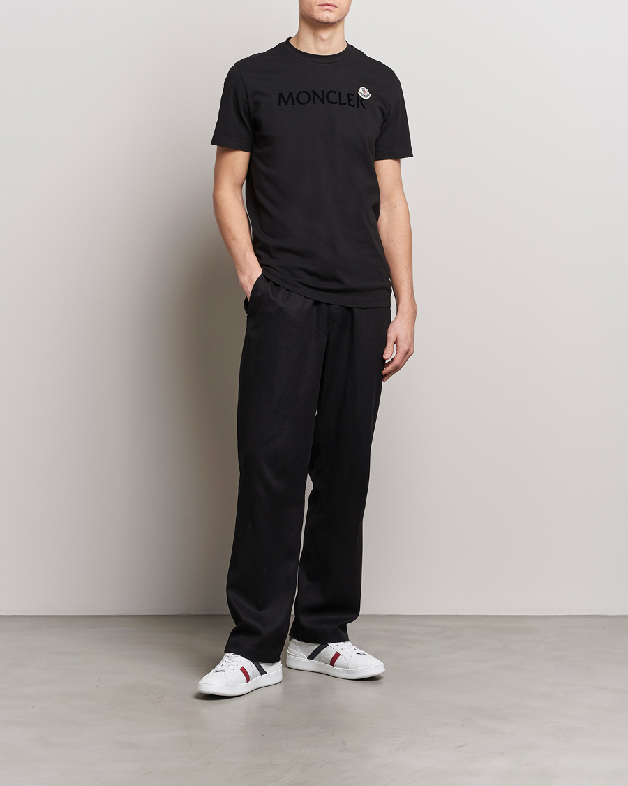Heren | T-shirts | Moncler | Lettering Logo T-Shirt Black