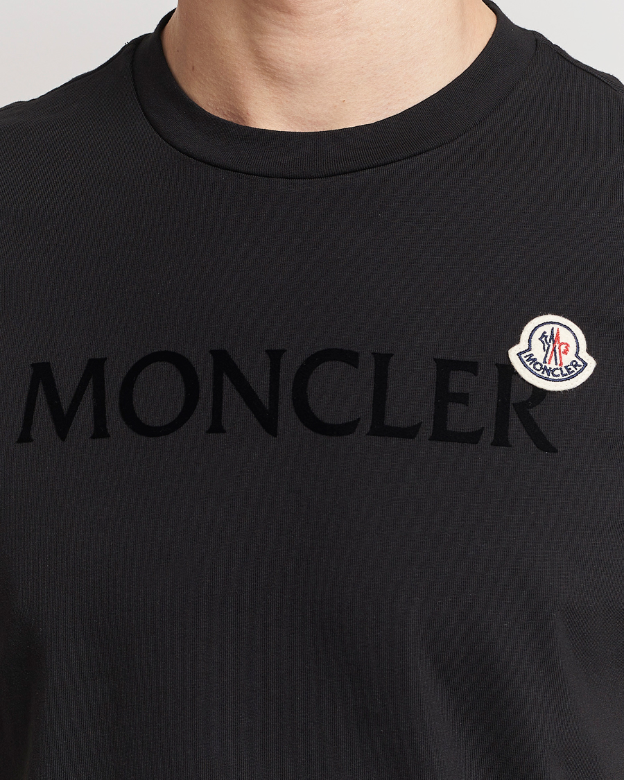 Heren | T-shirts | Moncler | Lettering Logo T-Shirt Black
