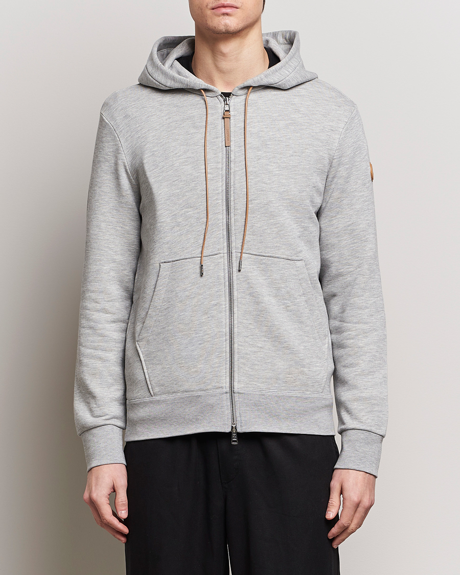 Heren | Moncler | Moncler | Full Zip Hoodie Light Grey