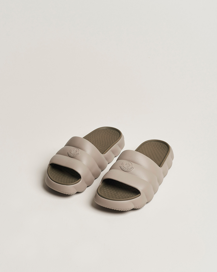 Heren | Moncler Lilo Slides Beige | Moncler | Lilo Slides Beige