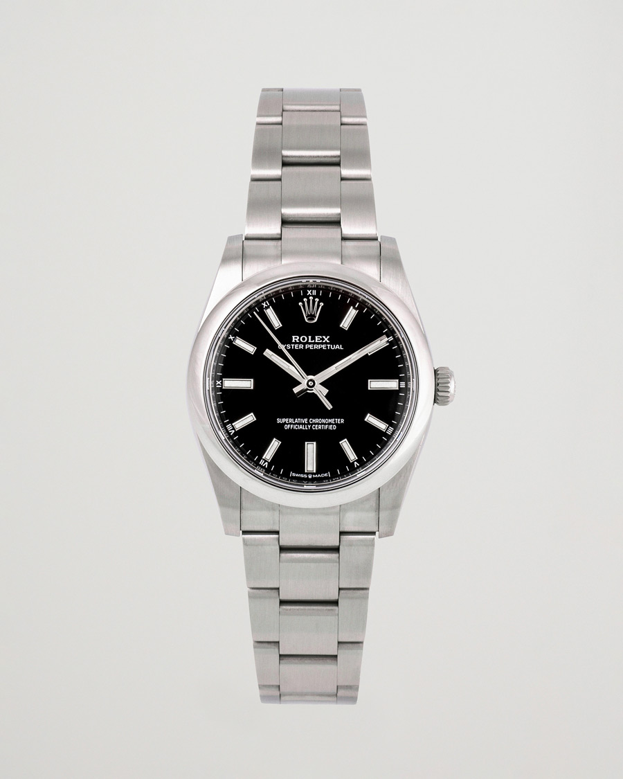 Heren | Rolex Pre-Owned Oyster Perpetual 124200 Silver | Rolex Pre-Owned | Oyster Perpetual 124200 Silver