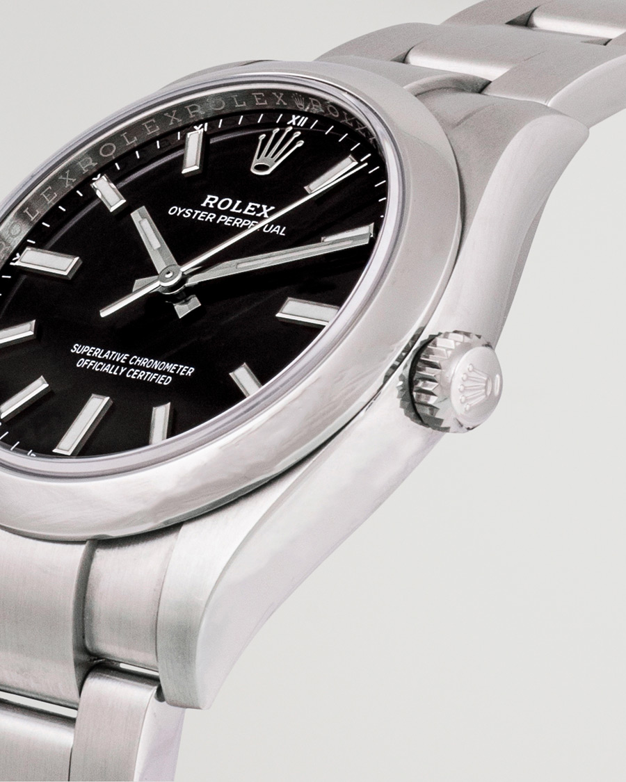 Heren | Rolex Pre-Owned Oyster Perpetual 124200 Silver | Rolex Pre-Owned | Oyster Perpetual 124200 Silver