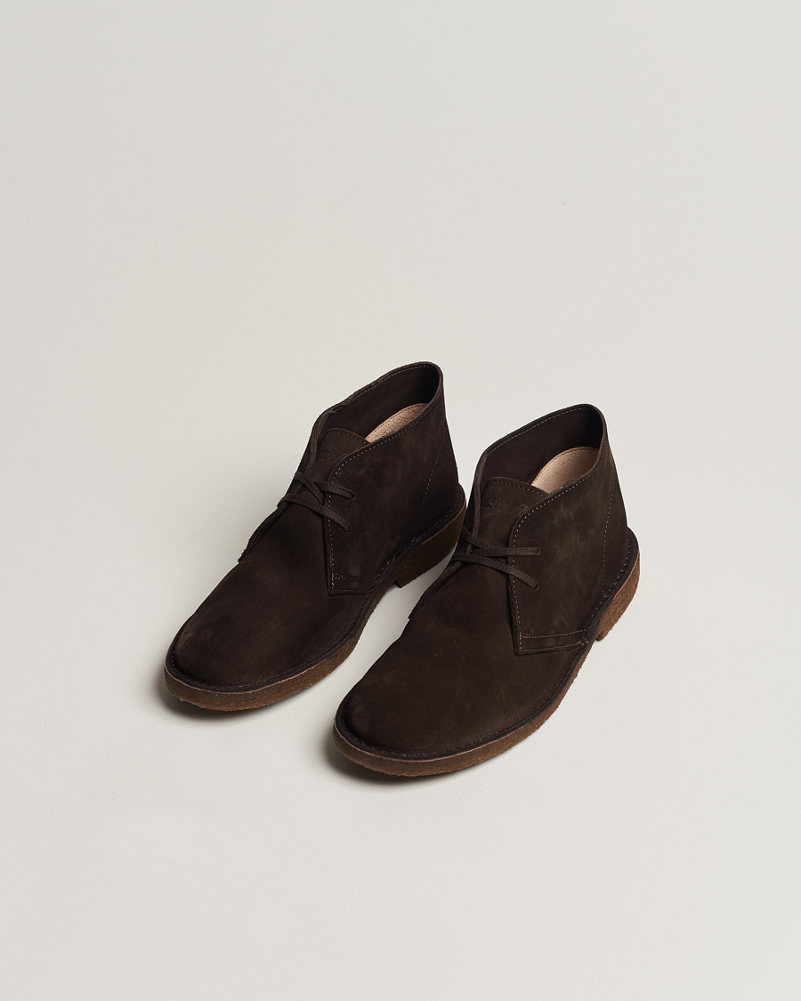 Heren | Suède schoenen | Astorflex | Montflex Chukka Boots Dark Brown Suede