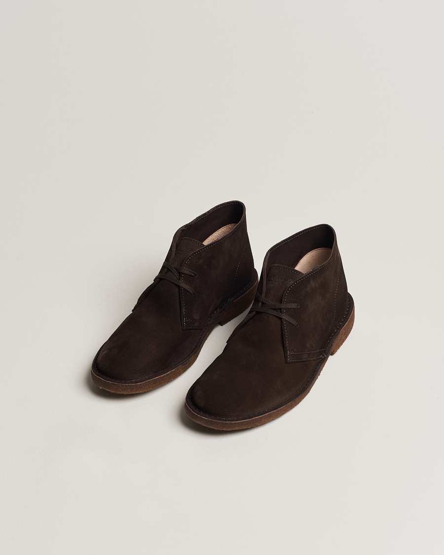 Heren | Laarzen | Astorflex | Montflex Chukka Boots Dark Brown Suede