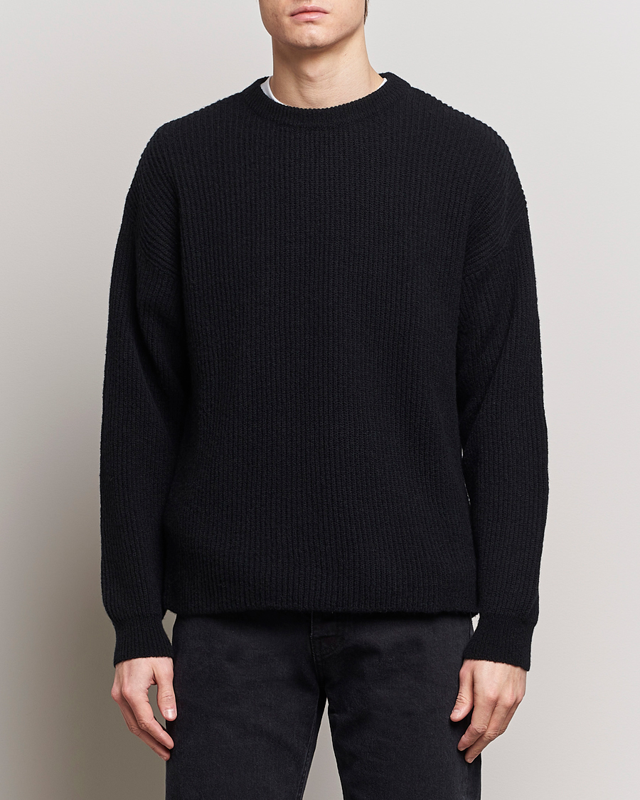 Heren | Afdelingen | Sunflower | Air Rib Knit  Black