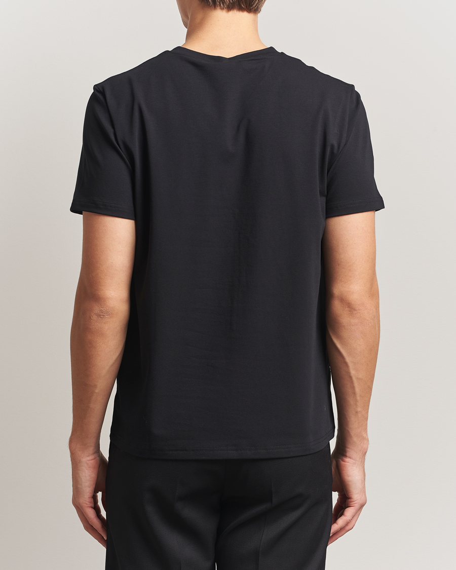Heren | T-shirts | Filippa K | Organic Cotton V-Neck T-Shirt Black