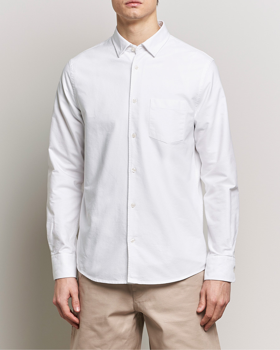 Heren | Oxford overhemden | Filippa K | Tim Oxford Shirt White