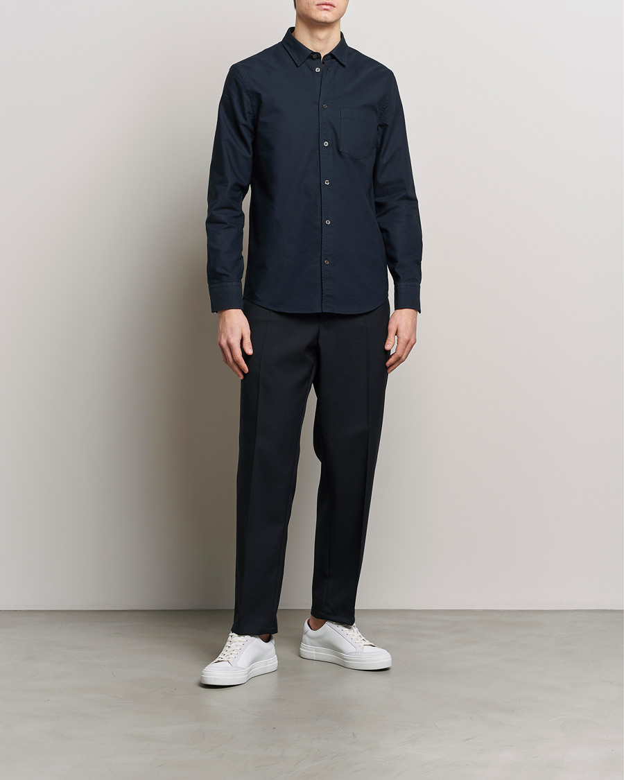 Heren | Overhemden | Filippa K | Tim Oxford Shirt Navy