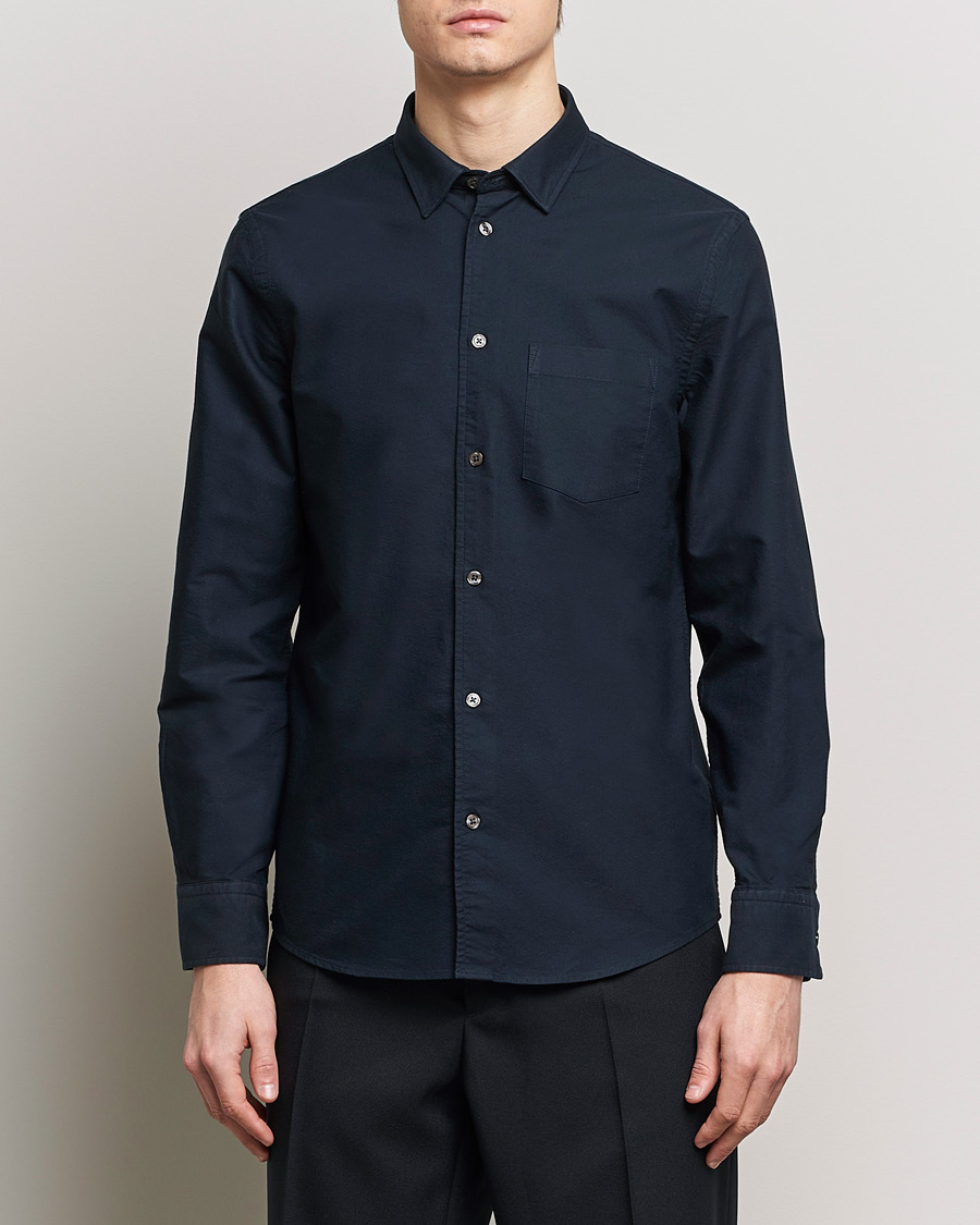 Heren | Oxford overhemden | Filippa K | Tim Oxford Shirt Navy