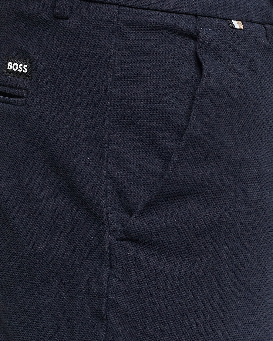 Heren | Broeken | BOSS BLACK | Kaito1 Cotton Chinos Dark Blue