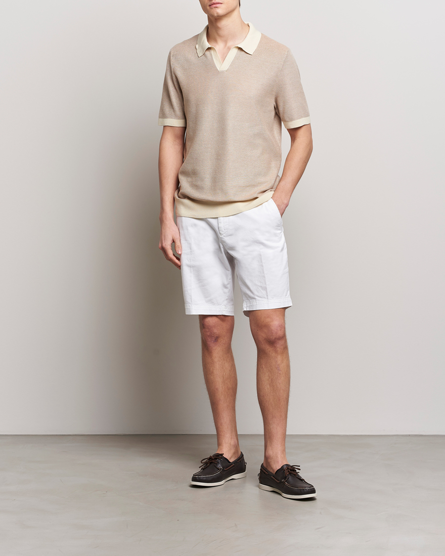 Heren | Korte broek | BOSS BLACK | Slice Cotton Shorts White