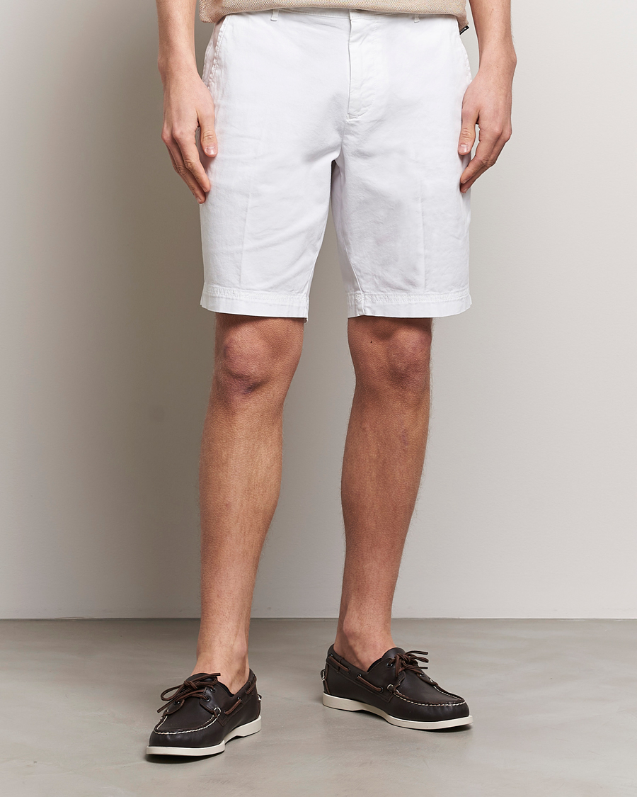 Heren | Chino-shorts | BOSS BLACK | Slice Cotton Shorts White