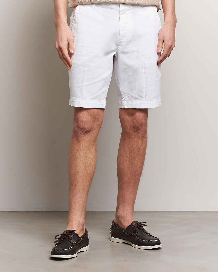 Heren | BOSS BLACK | BOSS BLACK | Slice Cotton Shorts White