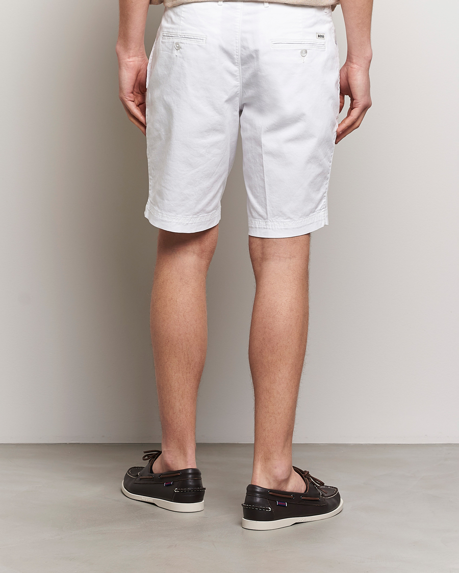 Heren | Korte broek | BOSS BLACK | Slice Cotton Shorts White