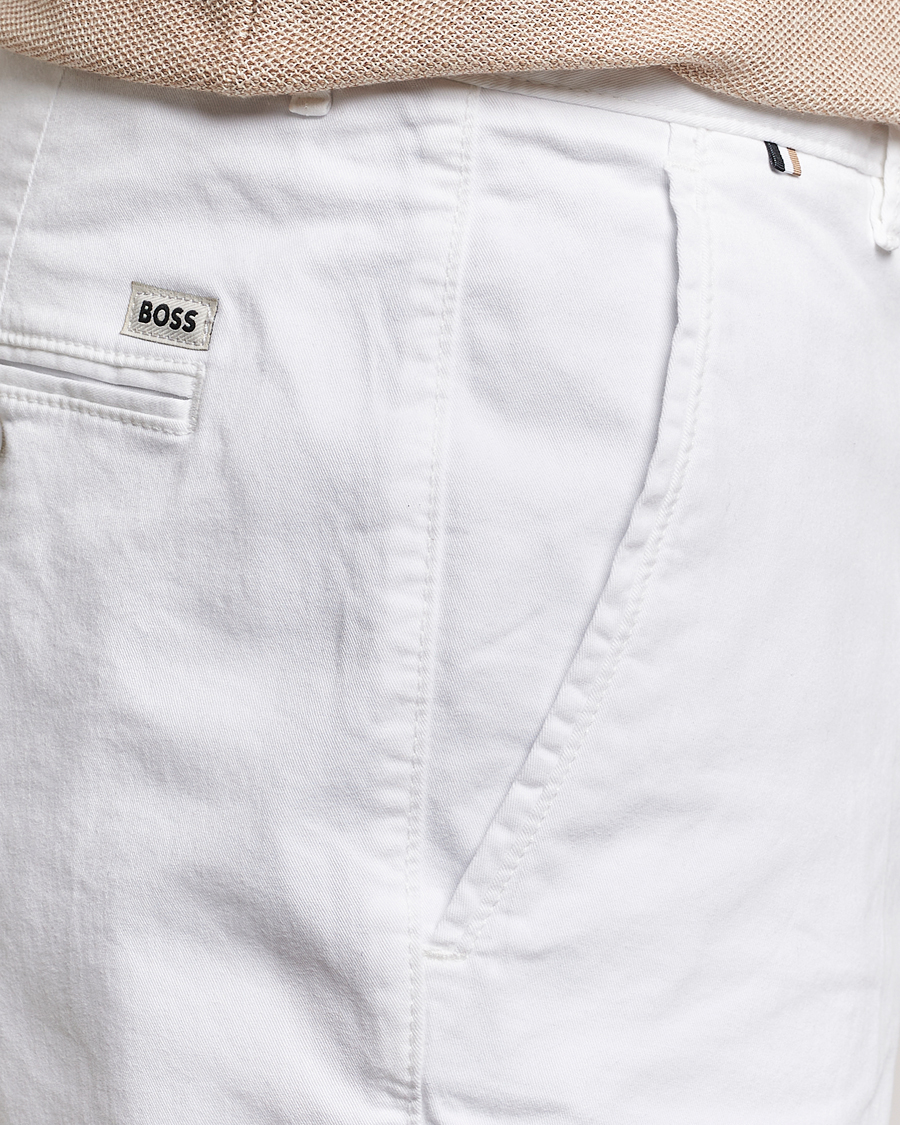 Heren | Korte broek | BOSS BLACK | Slice Cotton Shorts White