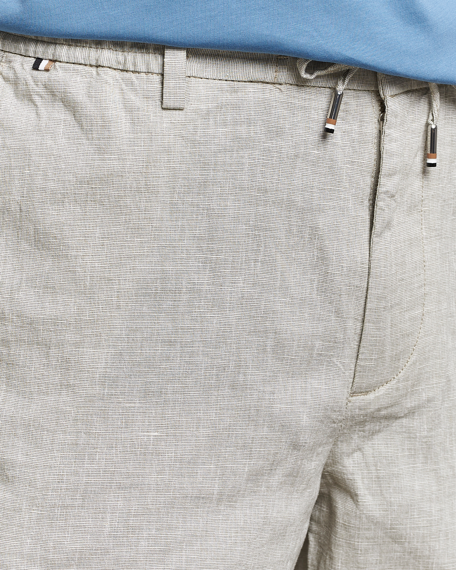 Heren | Korte broek | BOSS BLACK | Kane Drawstring Shorts Open Green