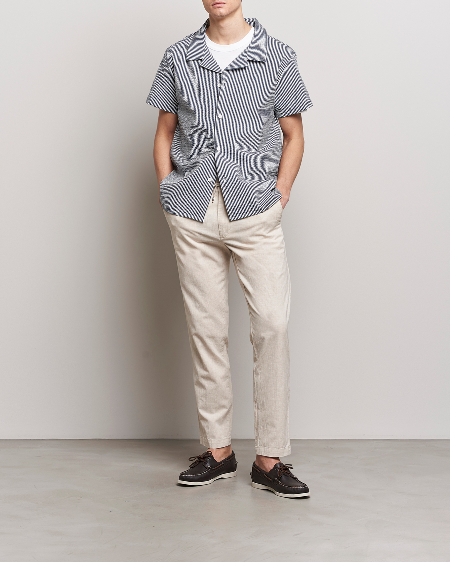 Heren | Broeken | BOSS BLACK | Kane Drawstring Pants Light Beige