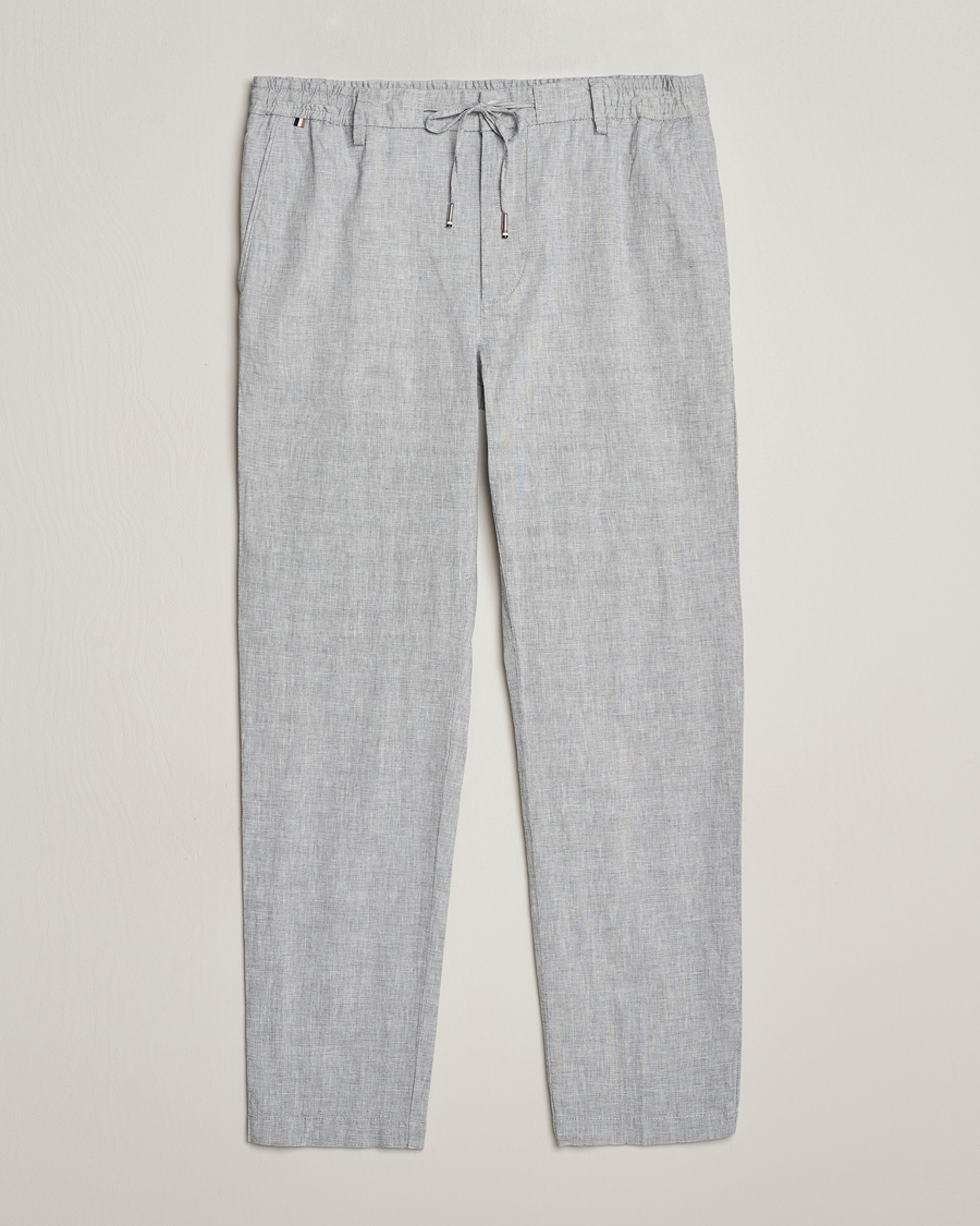 Heren | Broeken | BOSS BLACK | Kane Drawstring Pants Light Blue
