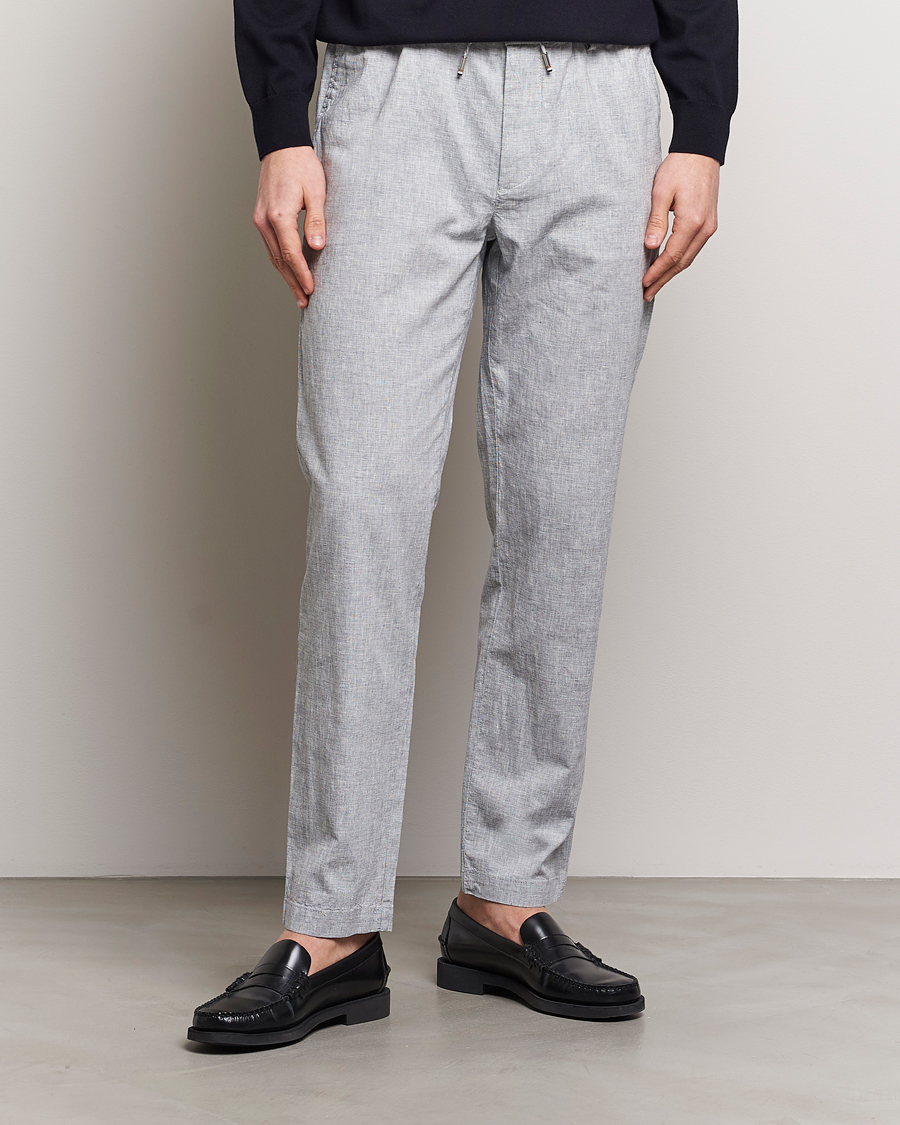 Heren | BOSS BLACK | BOSS BLACK | Kane Drawstring Pants Light Blue