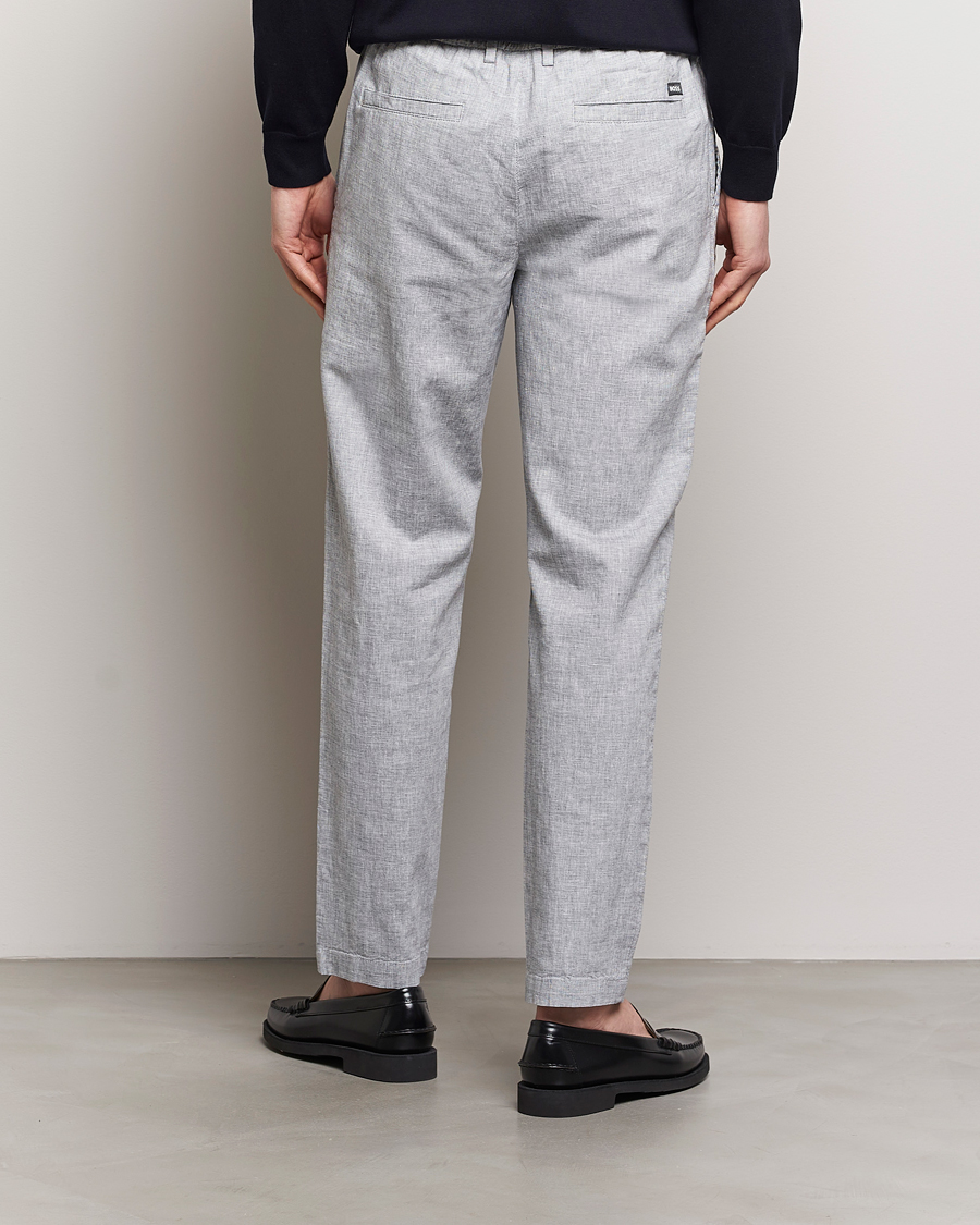 Heren | Broeken | BOSS BLACK | Kane Drawstring Pants Light Blue