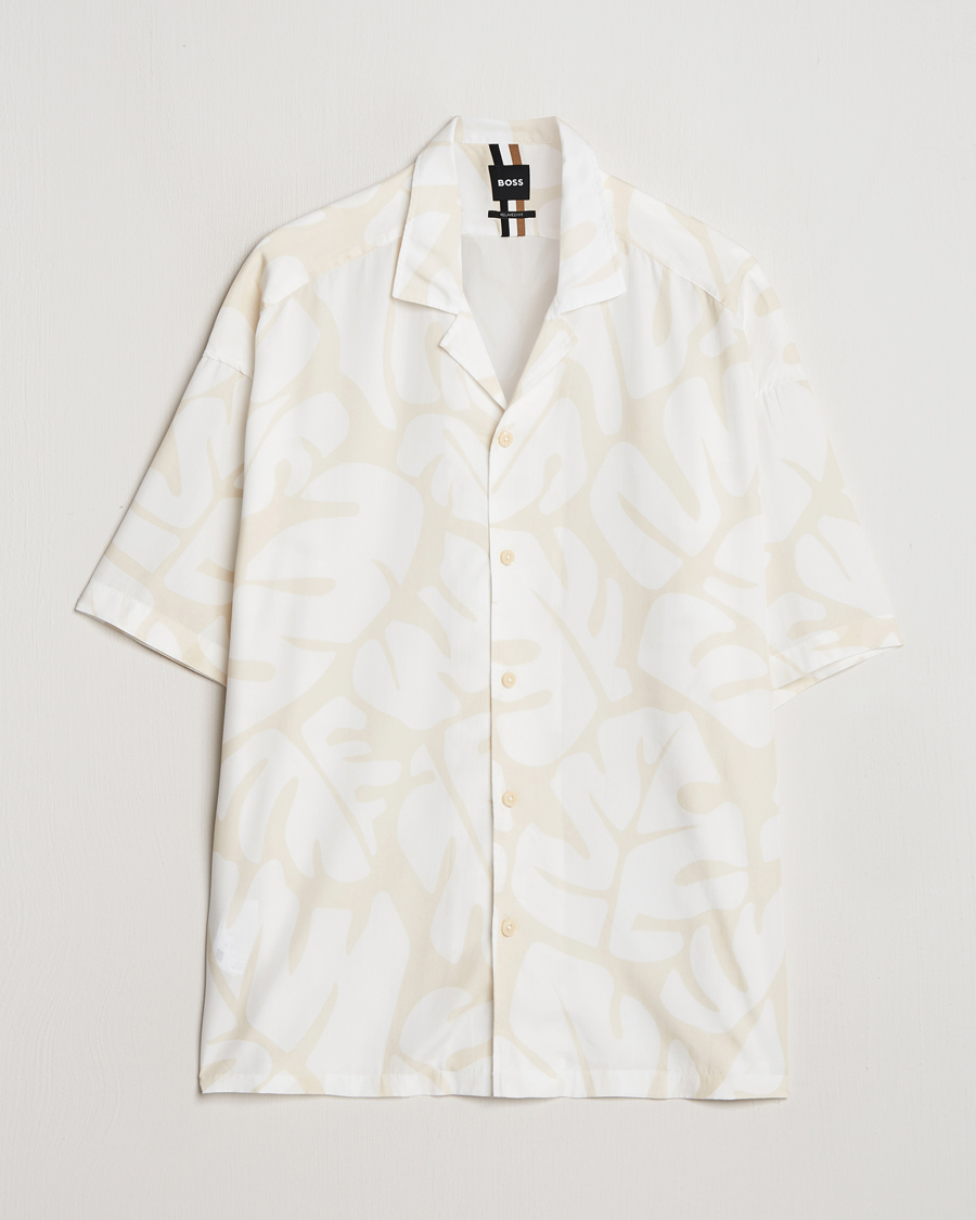 Heren | Overhemden | BOSS BLACK | Drew Short Sleeve Shirt Open White