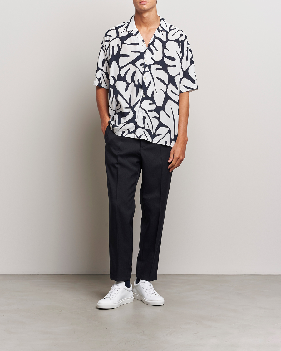 Heren | Overhemden | BOSS BLACK | Drew Short Sleeve Shirt Dark Blue