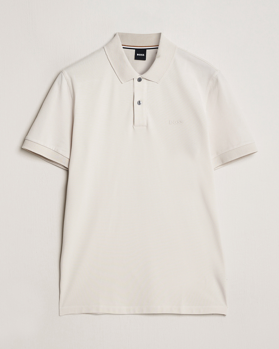 Heren | Polo's | BOSS BLACK | Pallas Polo Open White