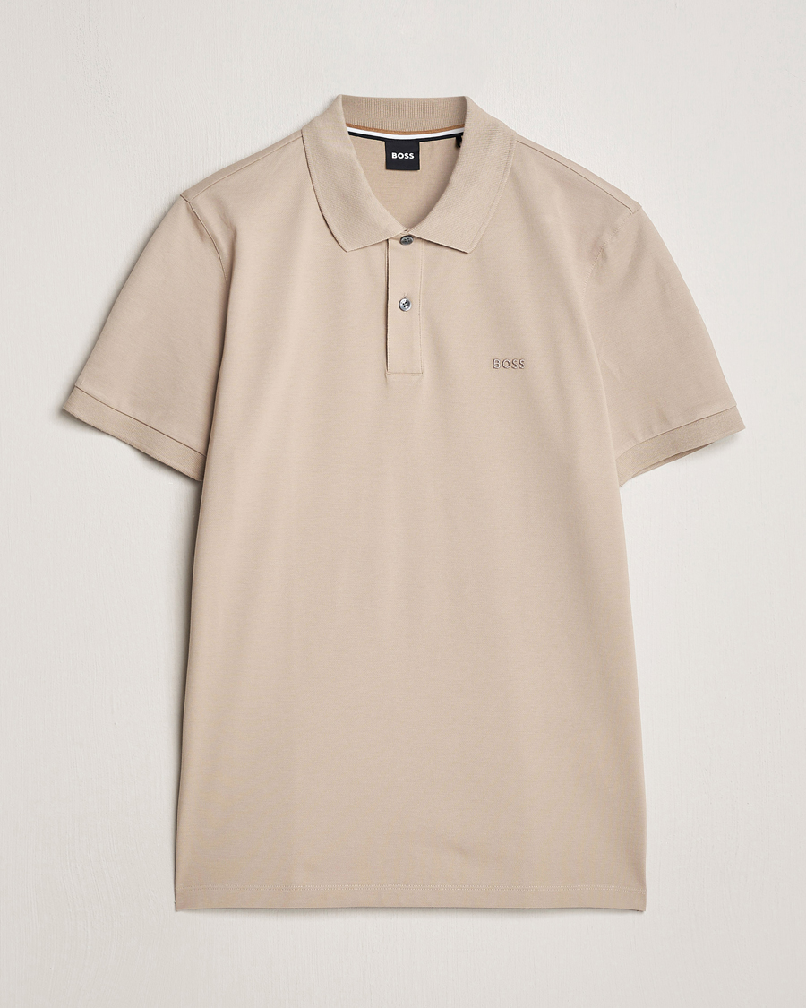 Heren | Polo's | BOSS BLACK | Pallas Polo Dark Beige