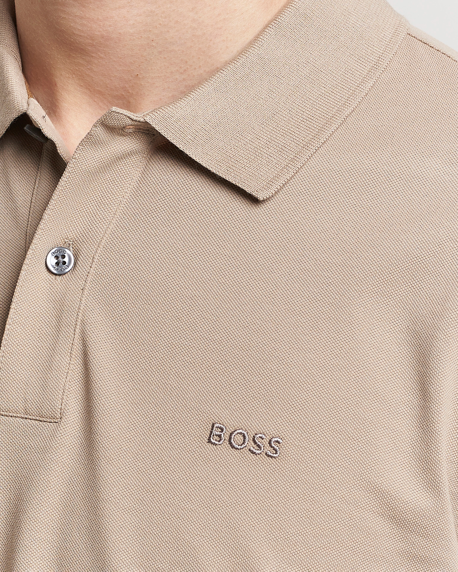 Heren | Polo's | BOSS BLACK | Pallas Polo Dark Beige