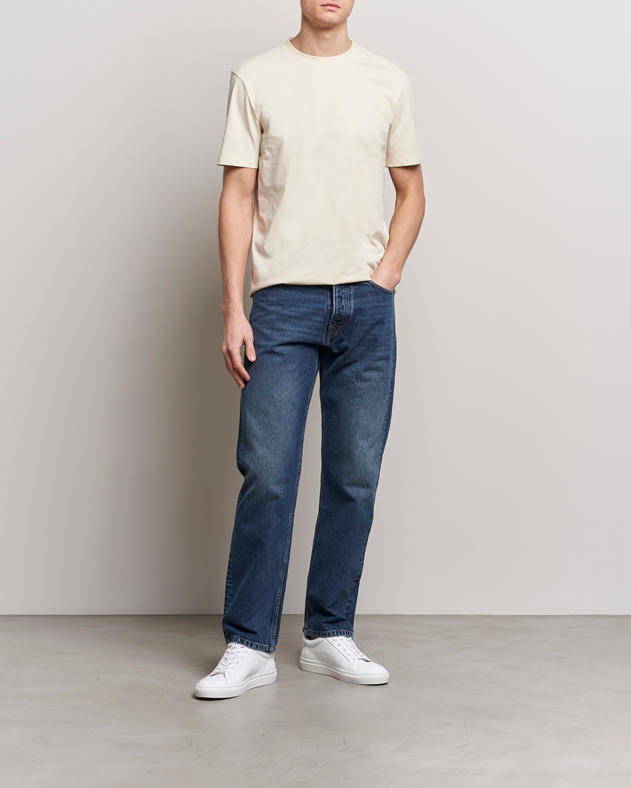 Heren | T-shirts | BOSS BLACK | Thompson Crew Neck T-Shirt Open White