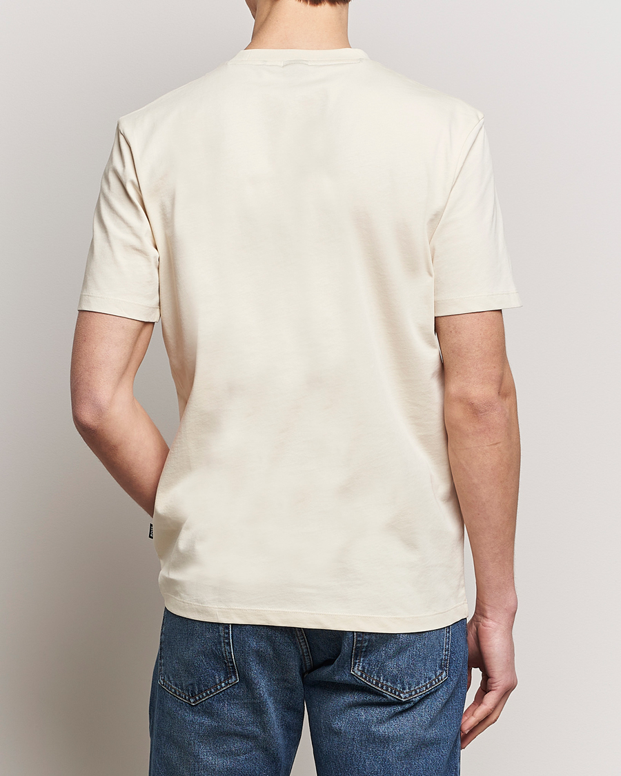 Heren | T-shirts | BOSS BLACK | Thompson Crew Neck T-Shirt Open White