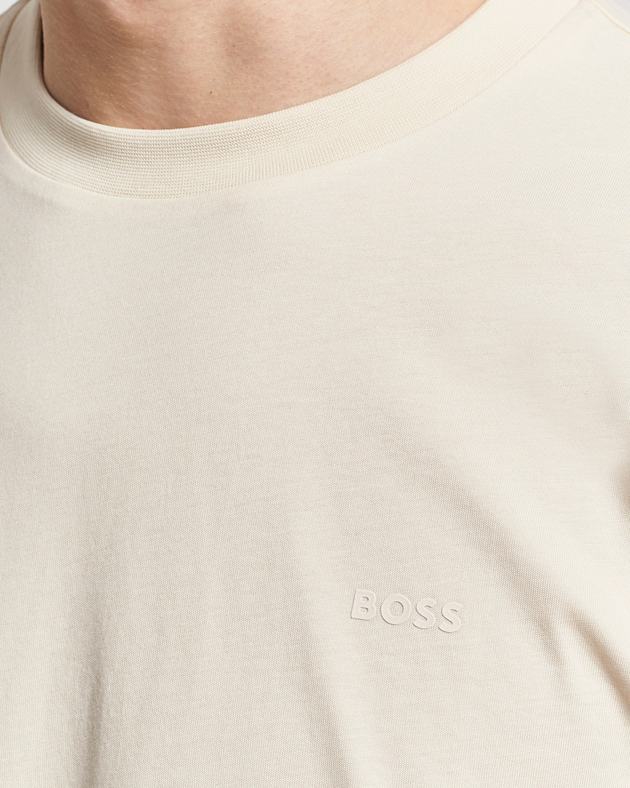 Heren | T-shirts | BOSS BLACK | Thompson Crew Neck T-Shirt Open White
