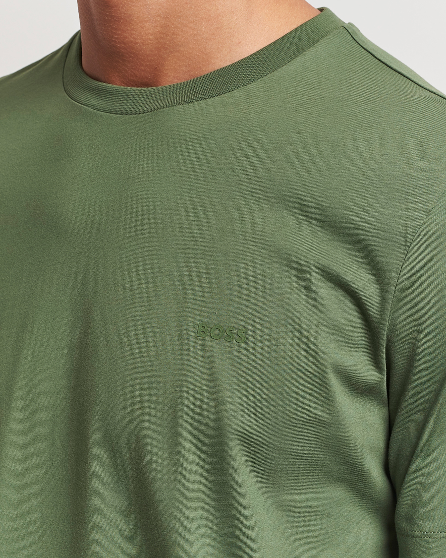 Heren | T-shirts | BOSS BLACK | Thompson Crew Neck T-Shirt Open Green