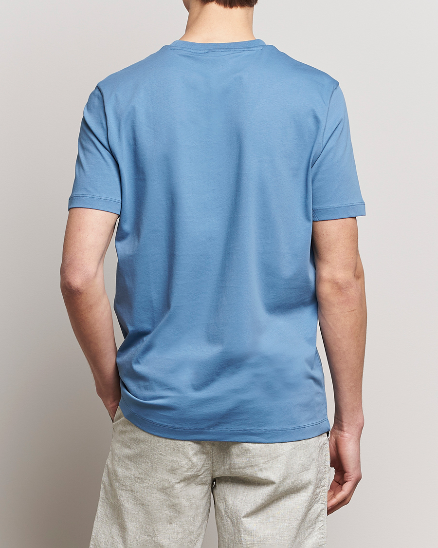 Heren | T-shirts | BOSS BLACK | Thompson Crew Neck T-Shirt Light Blue