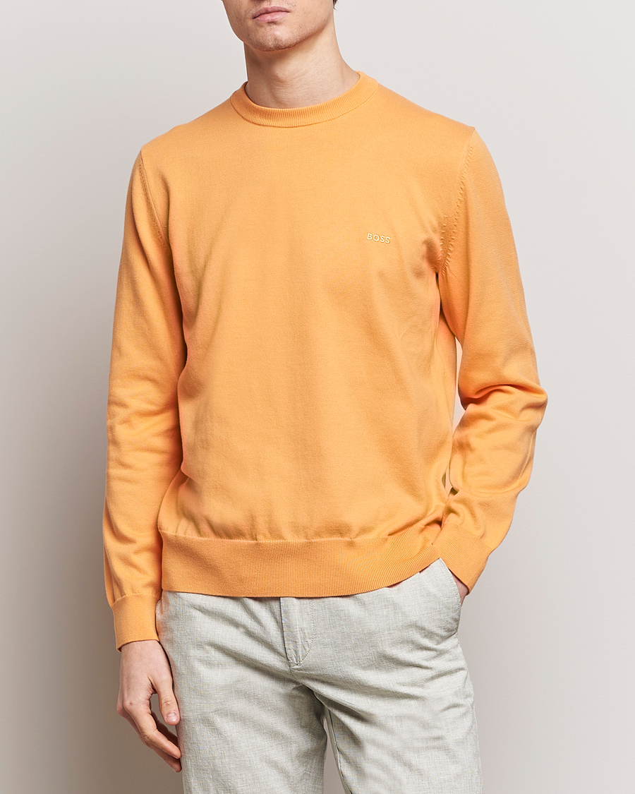 Heren | Truien | BOSS BLACK | Pacas Crew Neck Pullover Medium Orange