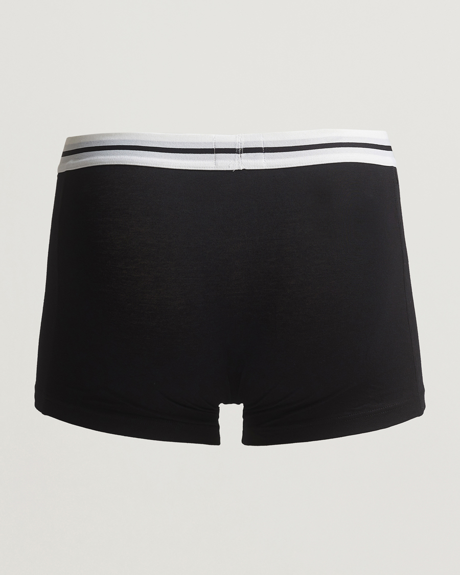 Heren | Boxershorts | BOSS BLACK | 3-Pack Cotton Trunk Black/White