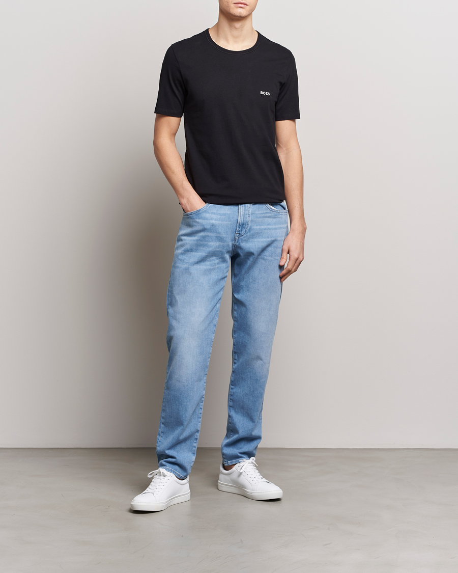 Heren | T-shirts | BOSS BLACK | 3-Pack Crew Neck T-Shirt Black/White/Red