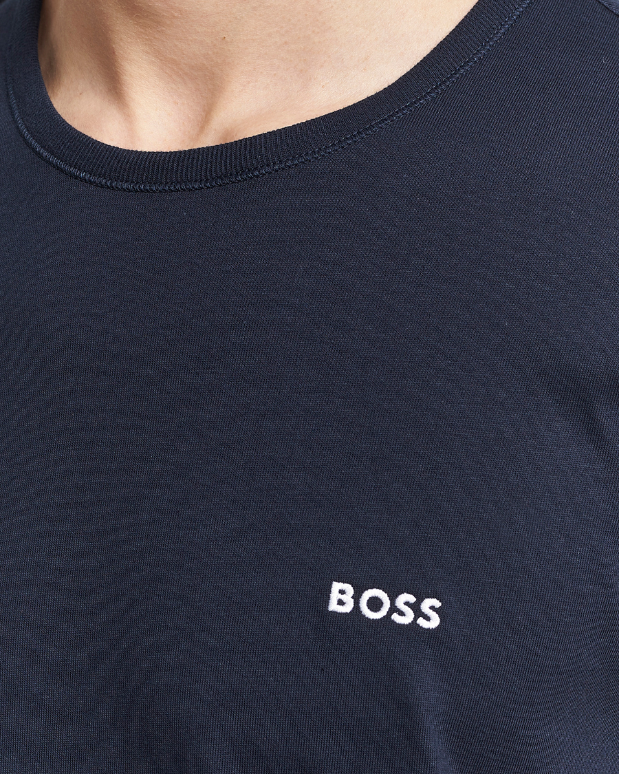 Heren | T-shirts | BOSS BLACK | 3-Pack Crew Neck T-Shirt Blue