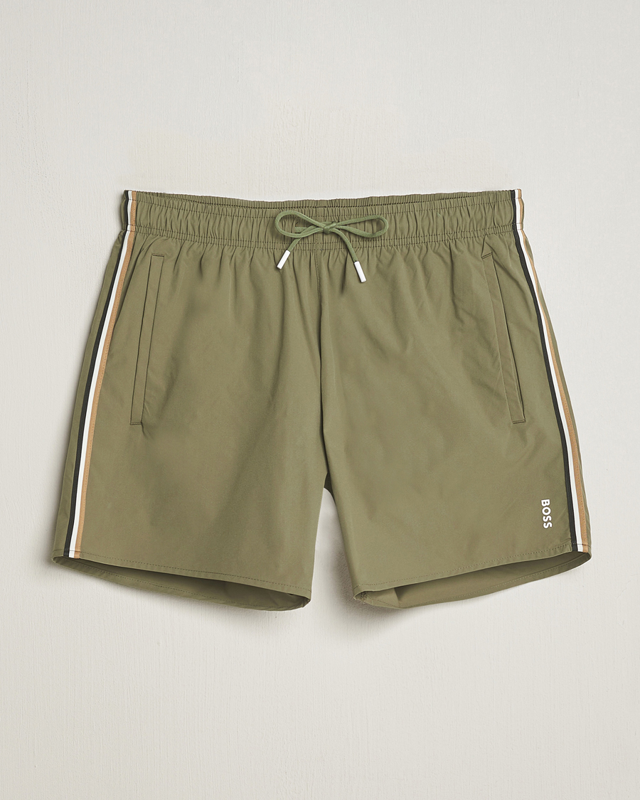 Heren | Zwembroek | BOSS BLACK | Iconic Swimshorts Green
