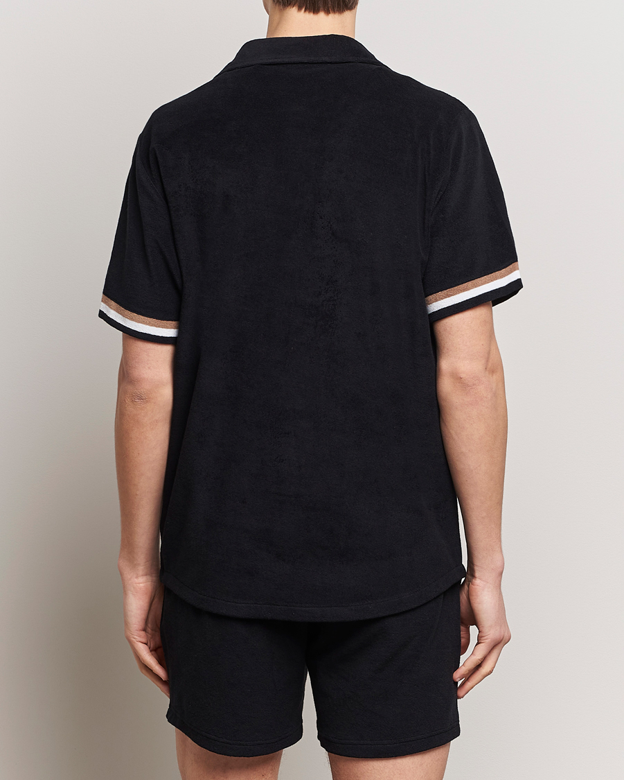 Heren | Overhemden | BOSS BLACK | Short Sleeve Terry Shirt Black