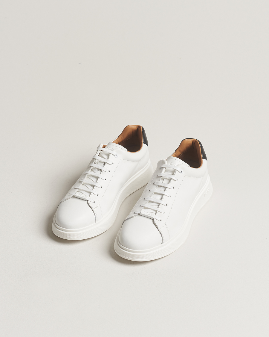 Heren | Sneakers | BOSS BLACK | Bolton Leather Sneaker Natural