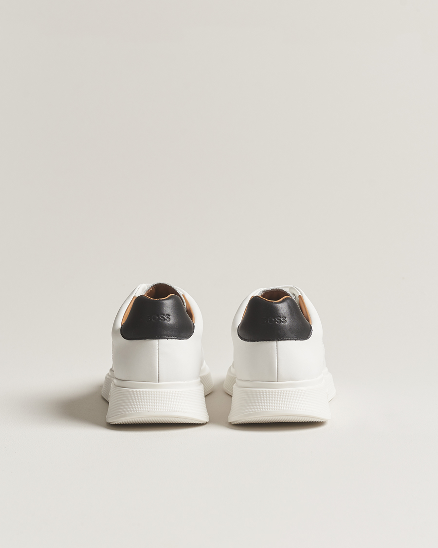 Heren | BOSS BLACK Bolton Leather Sneaker Natural | BOSS BLACK | Bolton Leather Sneaker Natural