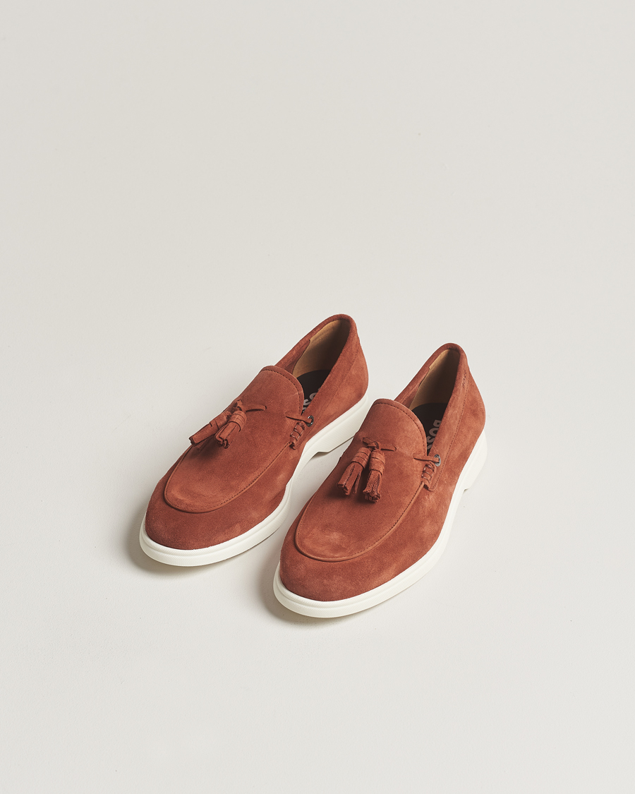 Heren | Schoenen | BOSS BLACK | Sienne Tassle Loafer Suede Open Brown