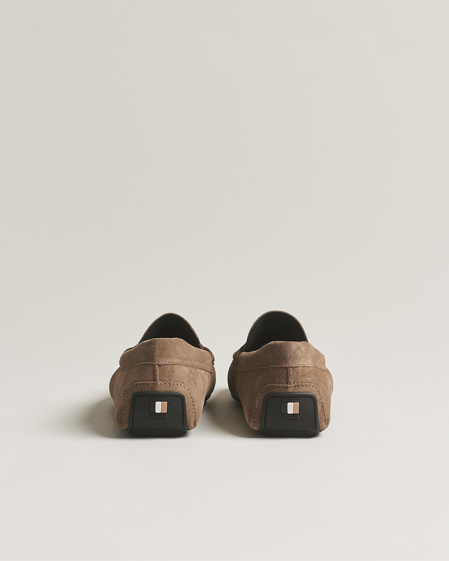 Heren | BOSS BLACK Noel Car Shoe Suede Medium Beige | BOSS BLACK | Noel Car Shoe Suede Medium Beige