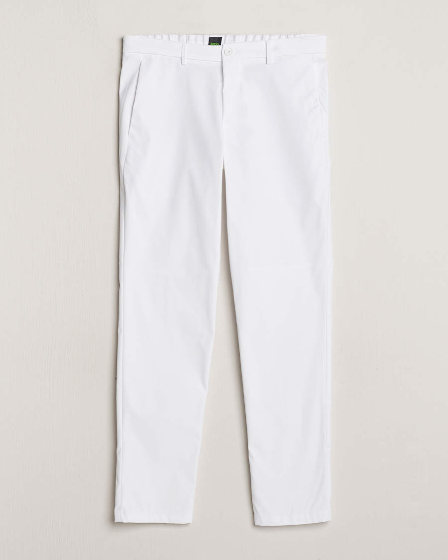 Heren | Broeken | BOSS GREEN | Phoenix Golf Trousers White