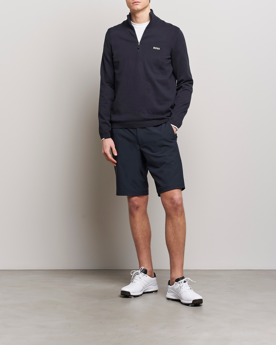 Heren | Korte broek | BOSS GREEN | Commuter Golf Shorts Dark Blue