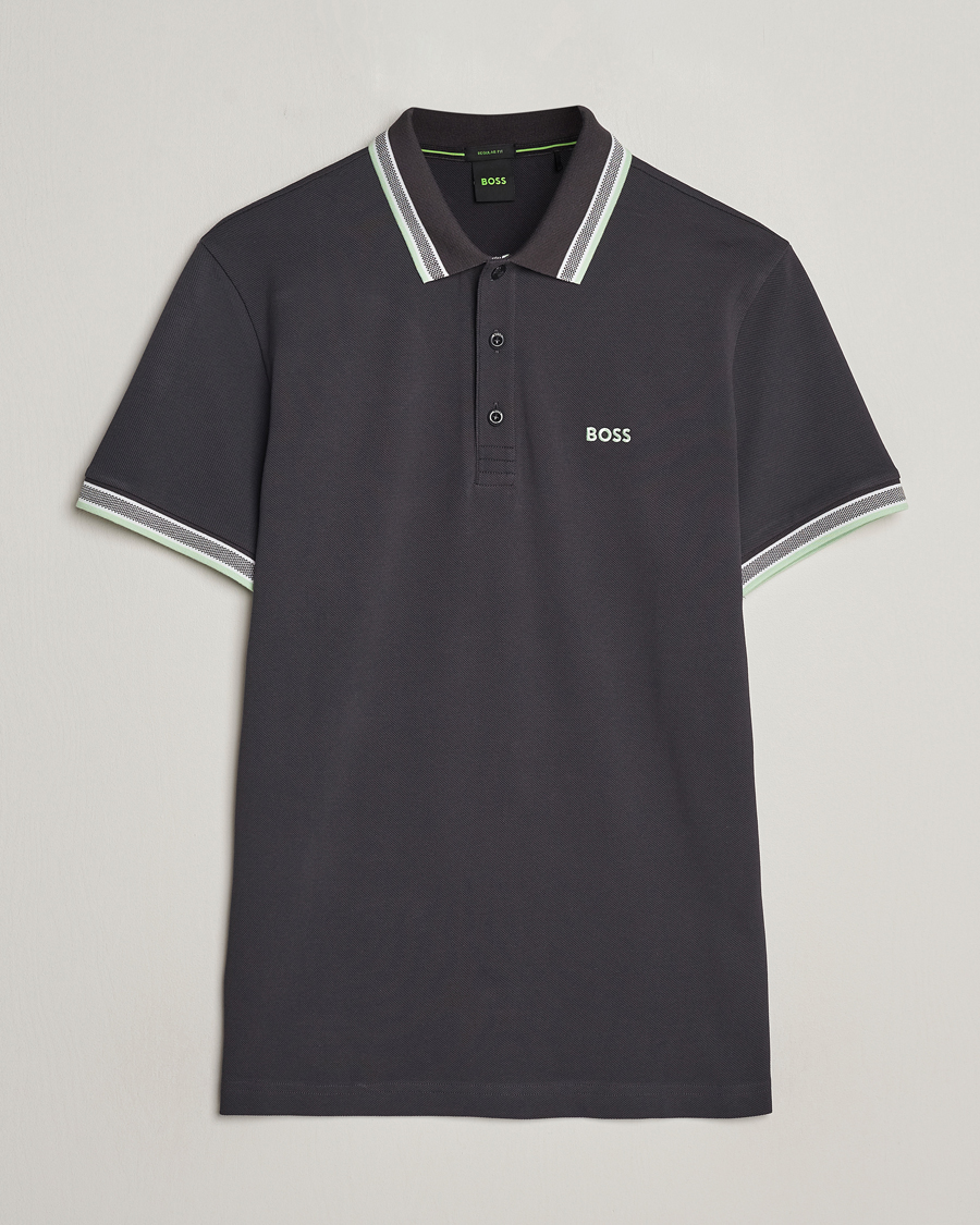 Heren | Polo's | BOSS GREEN | Paddy Jersey Polo Charcoal