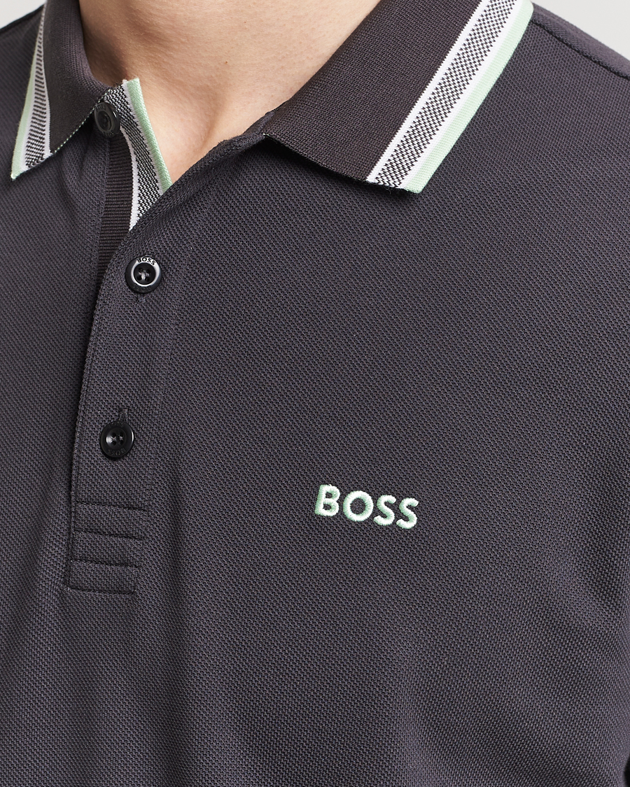 Heren | Polo's | BOSS GREEN | Paddy Jersey Polo Charcoal