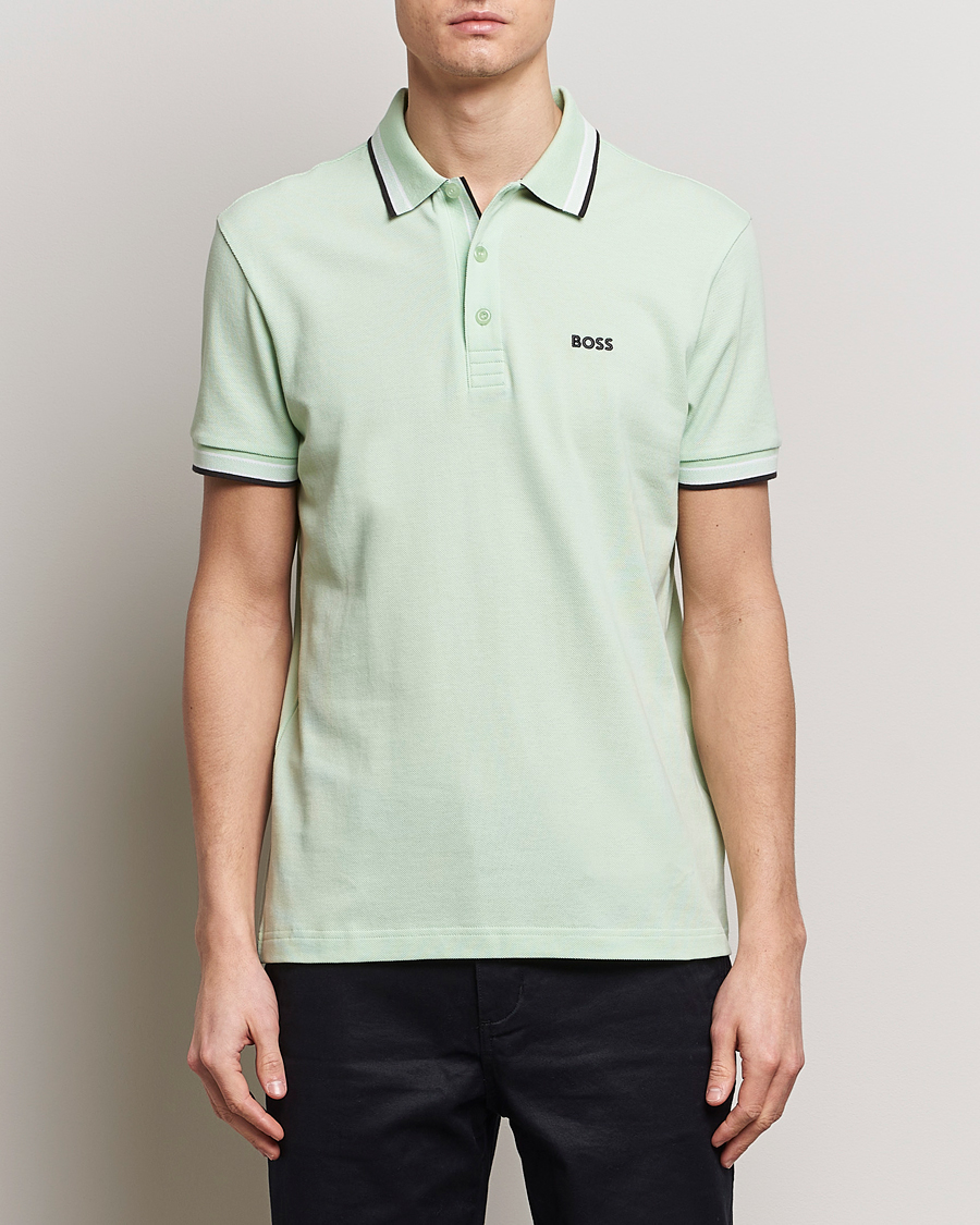 Heren | Kleding | BOSS GREEN | Paddy Jersey Polo Open Green