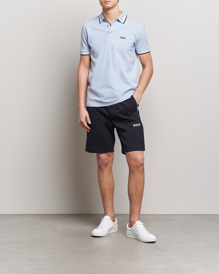 Heren | Polo's | BOSS GREEN | Paddy Jersey Polo Light Blue
